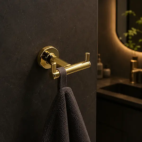 System Hoop İkili Askılık Gold Renk (BA1003 012 GL) - 1