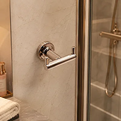 System Hoop İkili Askılık Rose Renk (BA1003 012 RS) - System Banyo