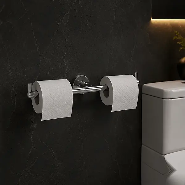 System Hoop İkili Tuvalet Kağıtlığı Krom (BA1003 013 CR) - 1