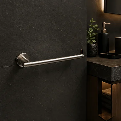 System Hoop Kağıt Havluluk Nikel Saten Renk (BA1003 003 NBM) - System Banyo (1)