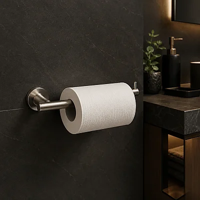 System Hoop Kağıt Havluluk Nikel Saten Renk (BA1003 003 NBM) - 1