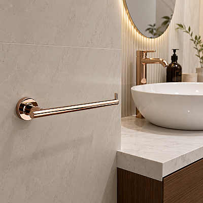 System Hoop Kağıt Havluluk Rose Renk (BA1003 003 RS) - System Banyo