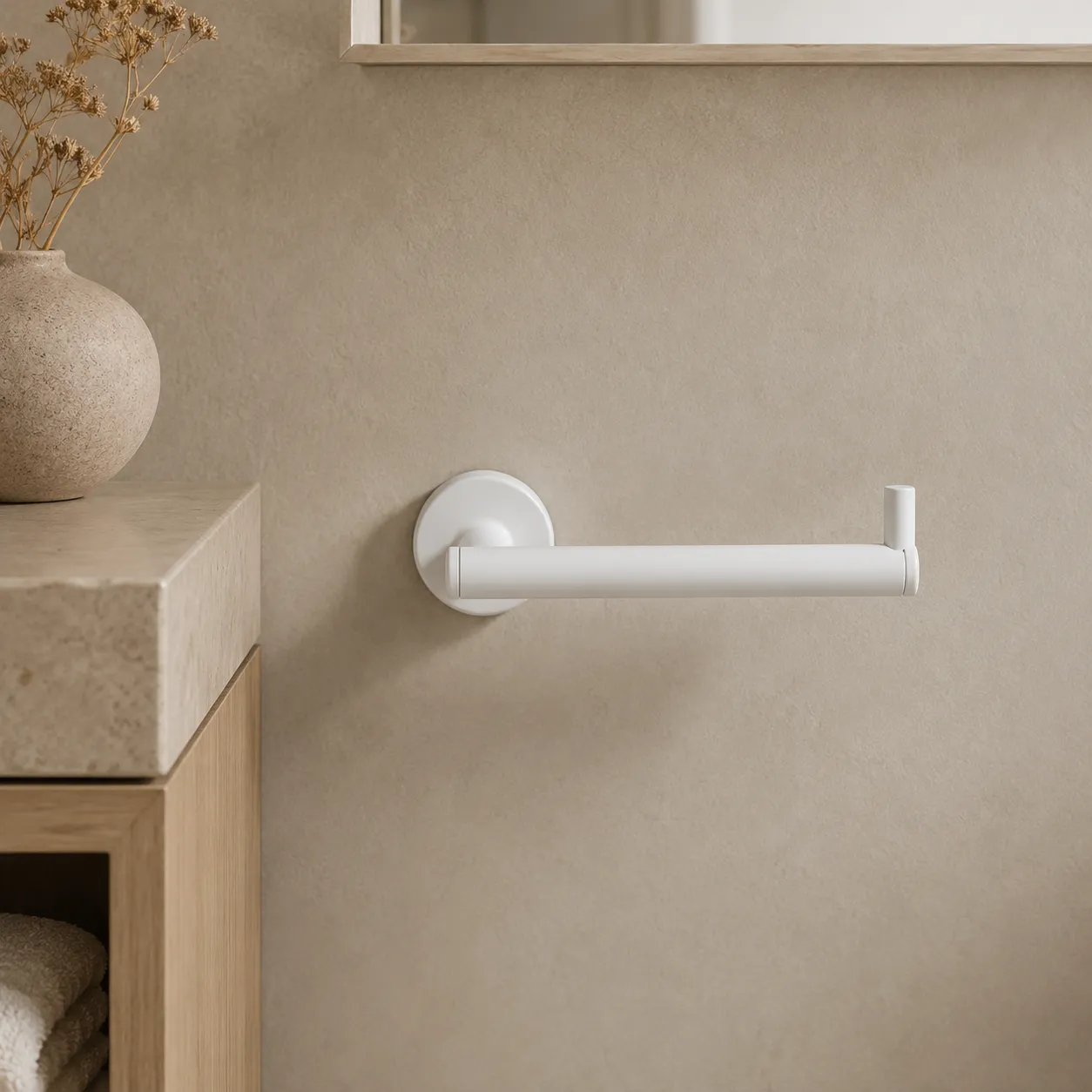 System Hoop Tuvalet Kağıtlığı Beyaz Renk (BA1003 002 AL7) - 1