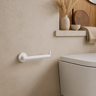 System Hoop Tuvalet Kağıtlığı Beyaz Renk (BA1003 002 AL7) - 3