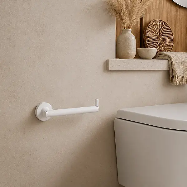 System Hoop Tuvalet Kağıtlığı Beyaz Renk (BA1003 002 AL7) - 3