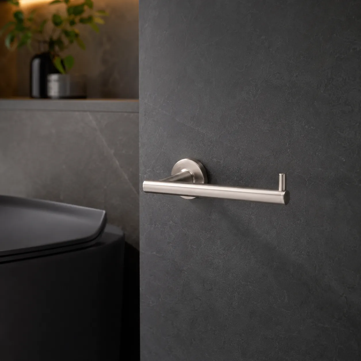 System Hoop Tuvalet Kağıtlığı Saten Renk (BA1003 002 NBM) - 1