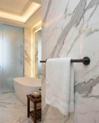 System Hoop Uzun Havluluk Füme Renk 45cm (BA1003 004 BBN) - System Banyo