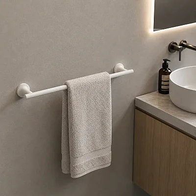 System Hoop Uzun Havluluk Beyaz Renk 45cm (BA1003 004 AL7) - 1