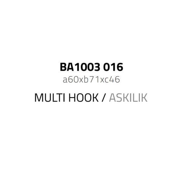 System Hoop Uzun Havluluk Duvara Montajlı Altın Renk (BA1003 016 GL) - 2