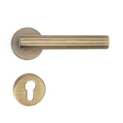 System Isis Rozetli Kapı Kolu Antik Sarı (HA266RO12 ABM) - 3