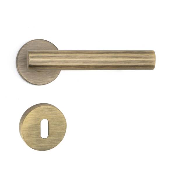 System Isis Rozetli Kapı Kolu Antik Sarı (HA266RO12 ABM) - 1