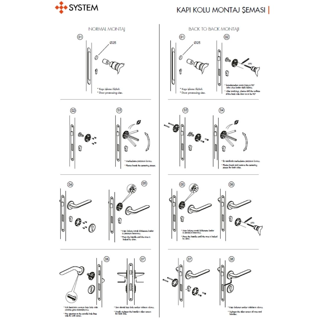 System Jaden Kapı Kolu Gold Branch Renk (HA281RO12 GB) - 2