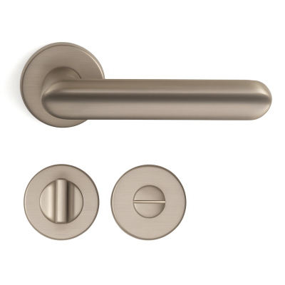 System Jaden Nikel Saten Renk Rozetli Kapı Kolu (HA281RO12 NBM) - System (1)