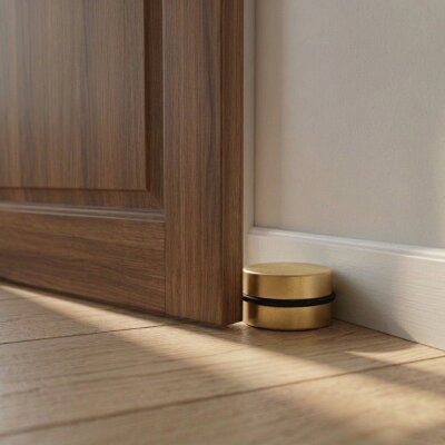 System Ağırlıklı Kapı Stoperi Mat Altın Renk Tampon (DS1022 0080 BB-P6) - System