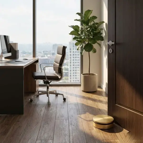 System Ağırlıklı Kapı Stoperi Mat Altın/Gold Tampon (DS1023 0100 BB-P6) - 1