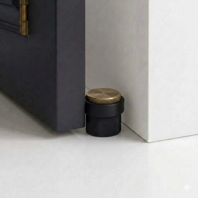 System Kapı Stoperi Antik Sarı/Mat Siyah (DS1017 0038 ABM-P6) - System