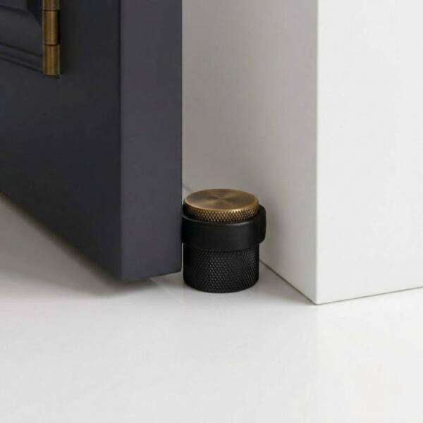 System Kapı Stoperi Mat Siyah/Antik (DS1016 0038 ABM-P6) - 1