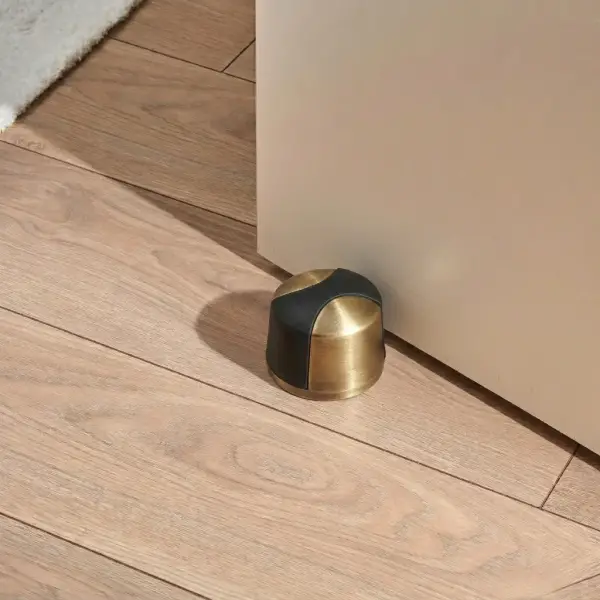 System Kapı Stoperi Mat Antik Sarı / Siyah 35mm (DS1005 0035 ABM-P6) - 1