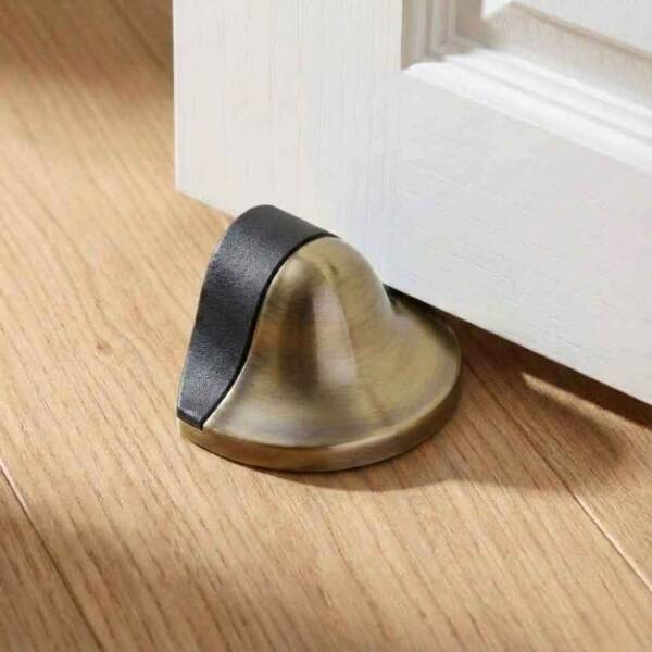 System Kapı Stoperi Antik-Siyah Plastik Yapışkanlı/Vidalı (DS1000 0045 ABM-P6) - 1