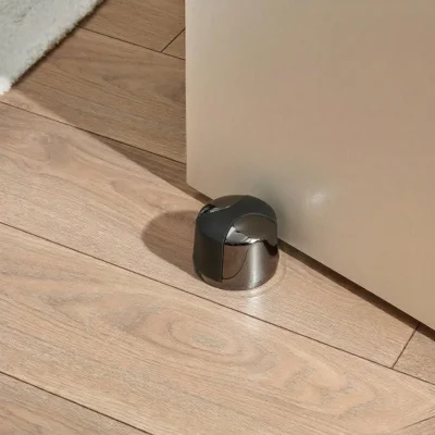 System Kapı Stoperi Füme/Siyah Yapışkanlı/Vidalı (DS1005 0035 BBN-P6) - 1