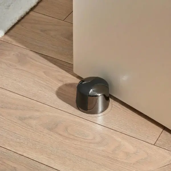 System Kapı Stoperi Füme/Siyah Yapışkanlı/Vidalı (DS1005 0035 BBN-P6) - 1