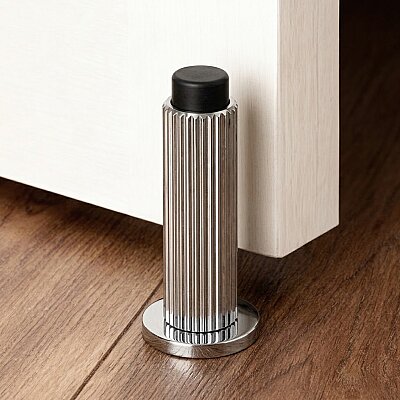 System Kapı Stoperi Krom/Siyah (DS1018 0032 CR-CR-P6) - System