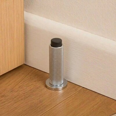 System Kapı Stoperi Krom Siyah 32mm (DS1019 0032 CR-CR-P6) - 1