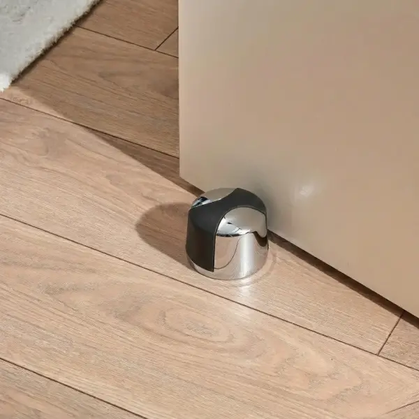 System Kapı Stoperi Krom / Siyah 35mm (DS1005 0035 CR-P6) - 1