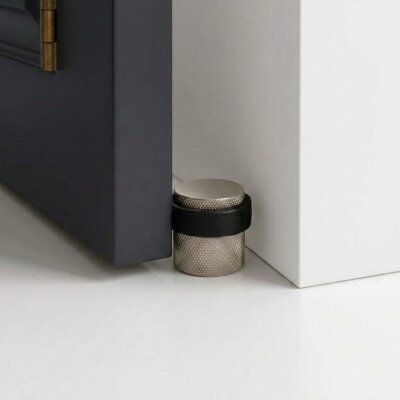 System Kapı Stoperi Nikel Saten/Siyah (DS1016 0038 NB-P6) - System