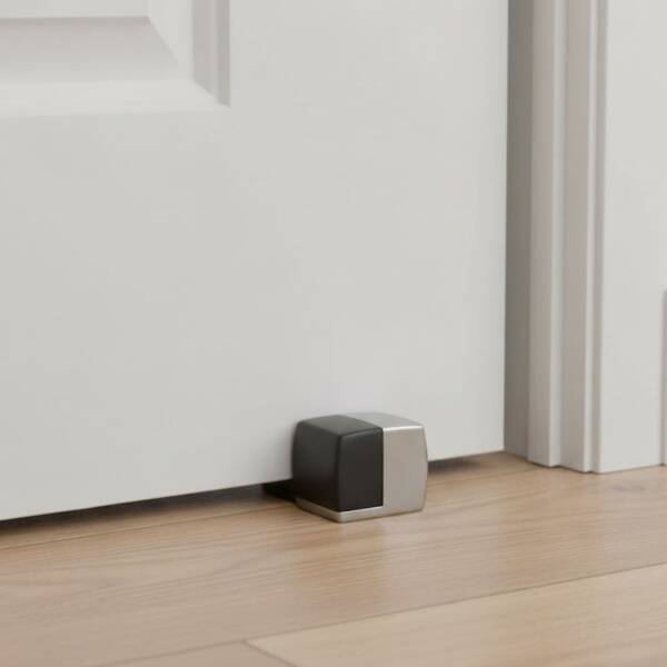 System Kapı Stoperi Krom/Siyah Seri Sonu (DS1015 0034 CB-P6) - 1