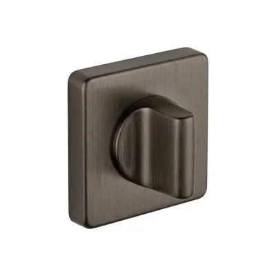 System Kare WC Banyo Kapı Rozeti Fırçalı Füme Renk (RO11W ELX1) - 1