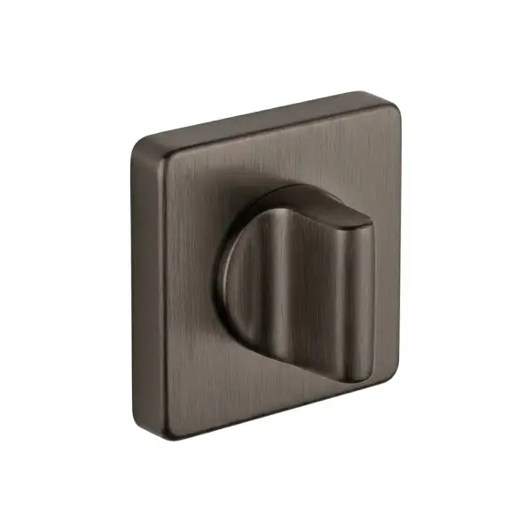 System Kare WC Banyo Kapı Rozeti Fırçalı Füme Renk (RO11W ELX1) - 1
