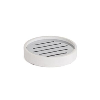 System Katı Sabunluk Beyaz/Krom Renk (BA2029 008 R1-CR) - 1