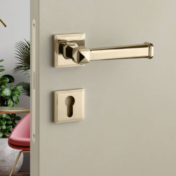 System Kayla Kapı Kolu Gold Renk (HA224RO17 GL) - 1