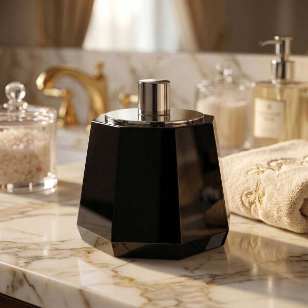 System Kristal Pamukluk Siyah/Krom Renk (BA2038 024 C2-CR) - 1