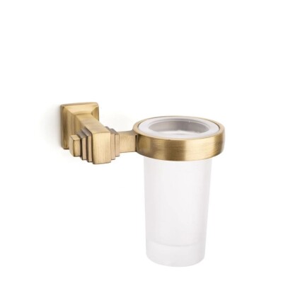 System Kubic Antik Renk Duvara Monte Diş Fırçalık (BA1005 007 ABM-C1) - System Banyo