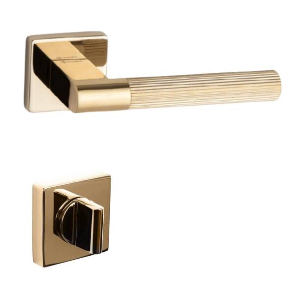 System Leo-L Gold Branche Renk Rozetli Kapı Kolu (HA247LRO11 GB) - 3