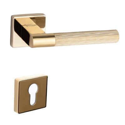 System Leo-L Gold Branche Renk Rozetli Kapı Kolu (HA247LRO11 GB) - 4