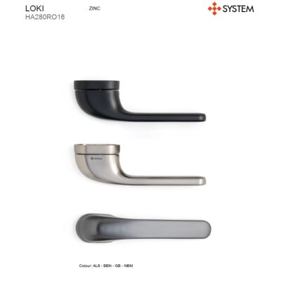 System Loki Kapı Kolu Füme Renk (HA280RO16 BBN) - 3