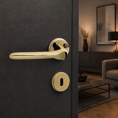 System Metis Kapı Kolu Gold Renk (HA174RO12 GL) - System