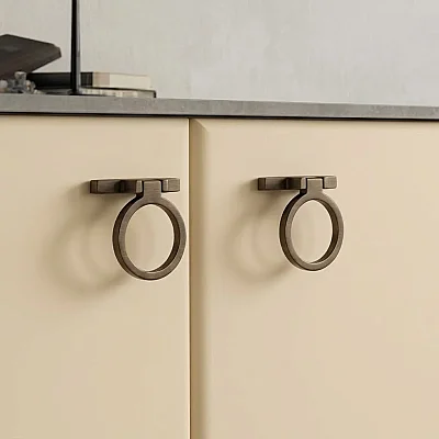 System Mobilya Kahverengi 50mm Kulp (SY4627 0050 AL13-AL13) - 1