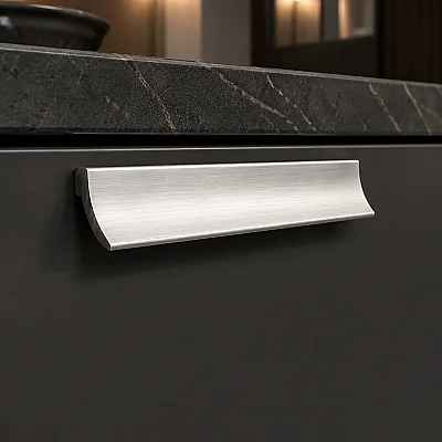 System Mobilya Kulbu 160mm Mat Krom (1882-160AL1) - 1