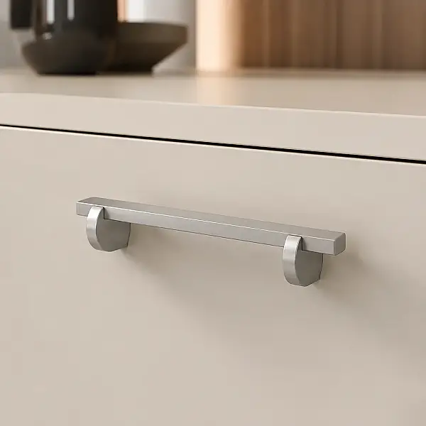 System Mobilya Kulbu 192mm Mat Krom (6090-192AL1) - 1