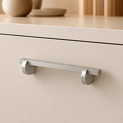 System Mobilya Kulbu 192mm Mat Krom (6090-192AL1) - System (1)