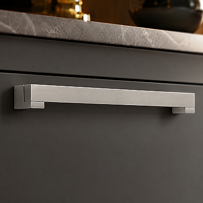 System Mobilya Kulbu 192mm Mat Krom (5135-192AL1) - System