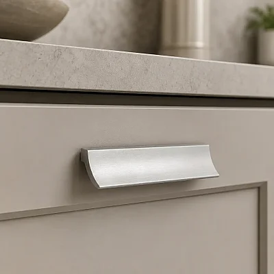 System Mobilya Kulbu 224mm Mat Krom (1882-224AL1) - System (1)