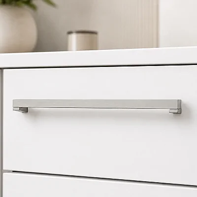 System Mobilya Kulbu Mat Krom Renk 256mm Kulp (5135-256AL1) - System (1)
