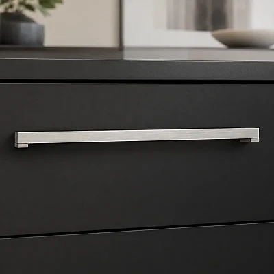 System Mobilya Kulbu Mat Krom Renk 256mm Kulp (5135-256AL1) - 1