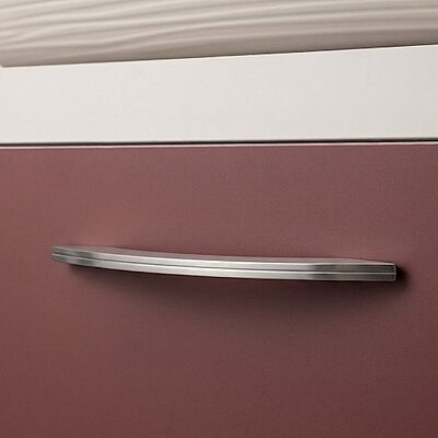 System Mobilya Kulbu Mat Krom Renk 288mm Kulp (6080-288AL1) - System