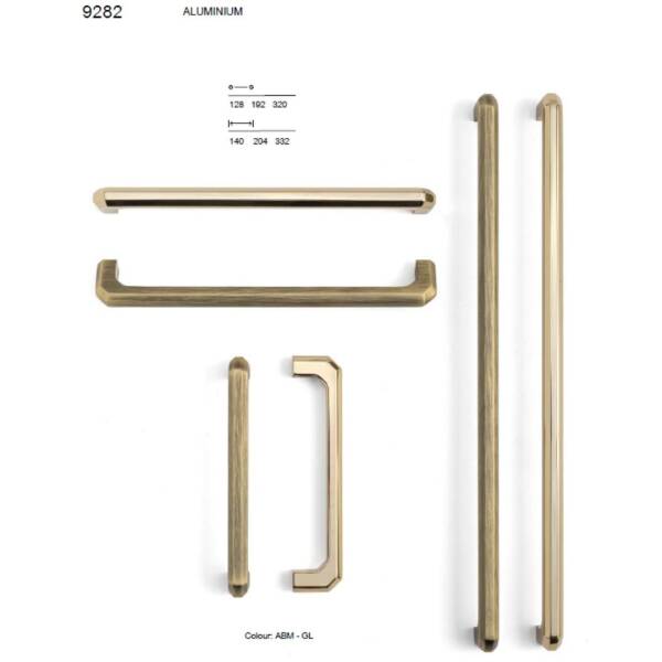 System Mobilya Kulbu Altın Renk 320mm Kulp (SY9282 0320 GL) - 3